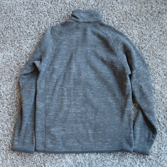 Patagonia Better Sweater 1/4 Zip Fleece Mens SMALL Gray Heather Pullover - Picture 4 of 5
